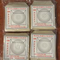 400 buste porta cd dvd, confezione chiusa