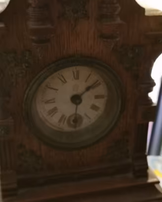 orologio legno anni 60