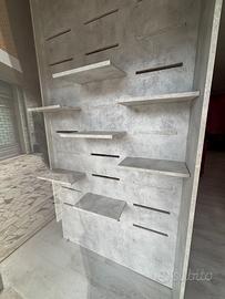 Pannello in legno per vetrine