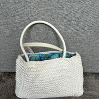 Borsa in cotone bianco