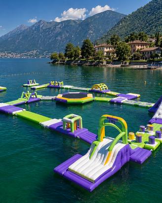 Parco Giochi Acquatico Galleggiante per Spiagge