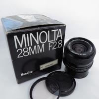 Ottica Minolta W.Rokkor 1:2.8 f=28 mm