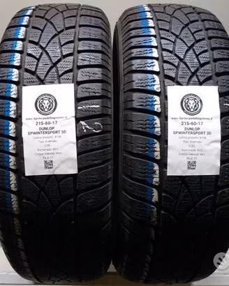 2 gomme 215 60 17 dunlop a8148