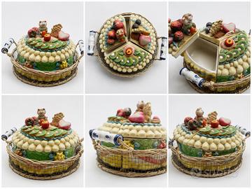Portadolci / antipastiera vintage in ceramica