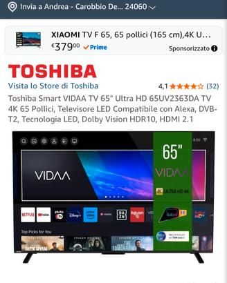 Smart TV 65 pollici