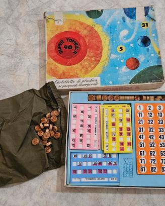 Gioco vintage Super Tombola 90 prodotto da Stella