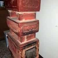 Stufa a legna in terracotta