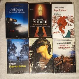 Lotto 6 libri nuovi con pellicola