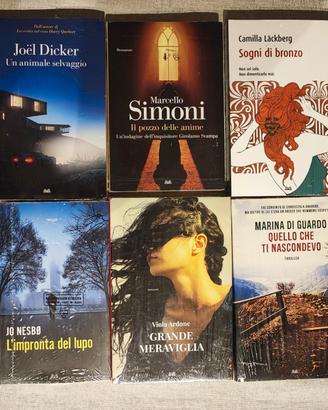 Lotto 6 libri nuovi con pellicola