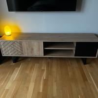 Mobile salotto in legno rovere