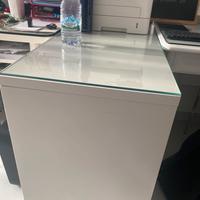 Scrivania ilea bianca con cassetti