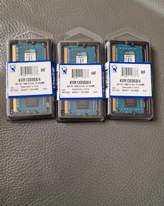 Ram Kingston 4Gb PC3 - 10600 CL9 204 - Pin Sodimm