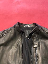 Giubbotto ecopelle nero tg.52
