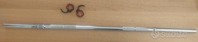Bilanciere 120 cm (28 mm) + Fermi a clip