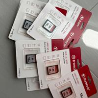 Schede SD 16 gb Transcend - n.9 Nuove