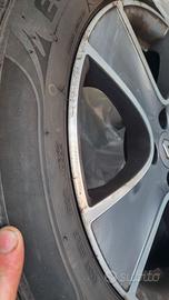 4 cerchi in lega Renault clio 16" con gomme estive