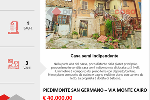 Casa semi indipendente su 3 livelli