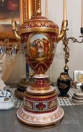 antico Vaso Royal Vienna epoca 1820 museale, 35cm 