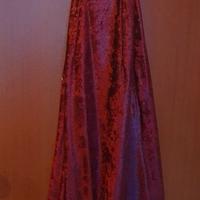 Vestito da sera anni 40' con vere piume di struzzo