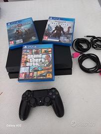 PS4 + 3 Giochi