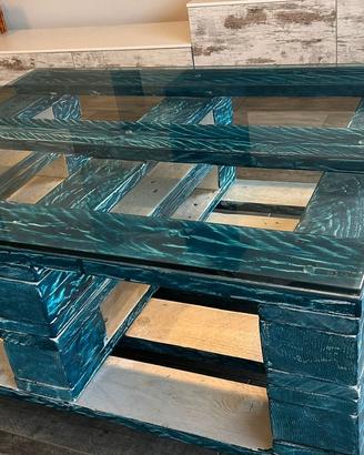 Tavolino salotto su ruote