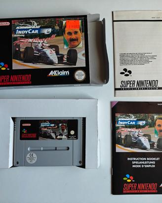 IndyCar Featuring Super Nintendo Completo CIB ITA