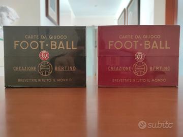 Coppia di Scatole di Carte da Gioco Bertino 1947