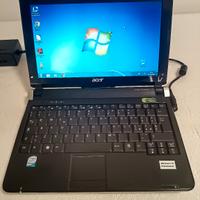Netbook PC Acer Aspire One  FUNZIONANTE, SSD