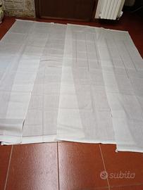 4 tende a pannelli bianche 64x236