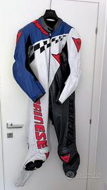Tuta in Pelle Intera Dainese (Tg. 58) + Paraschien