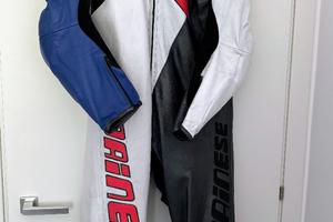 Tuta in Pelle Intera Dainese (Tg. 58) + Paraschien