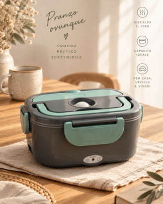 NUOVO Scaldavivande elettrico portatile schiscetta