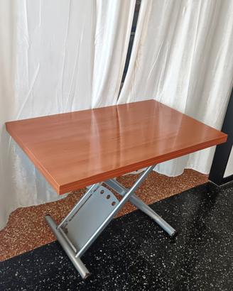Tavolo in legno trasfromabile salvaspazio 