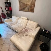 Divano 4 posti similpelle 268cm