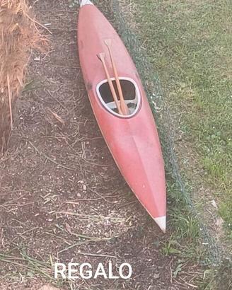 CANOA  GRATIS VETRORESINA CON REMI VINTAGE