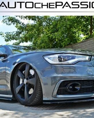 Splitter Spoiler minigonne per Audi A6 C7 S line