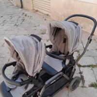 Passeggino trio gemellare Peg Perego Duette