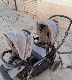 Passeggino trio gemellare Peg Perego Duette
