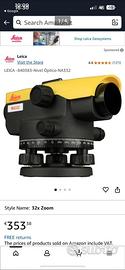 Binocolo Livella leica NA332 livellamento
