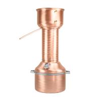 Alambicco in rame 23 litri fungo a colonna