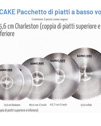 Piatti low volume Sonicake