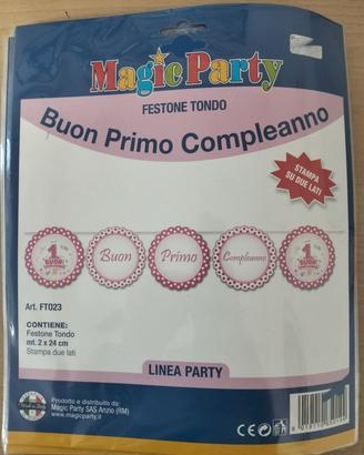 3 Festoni compleanno