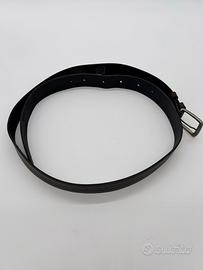 Cintura da uomo in Vera Pelle Marrone / Nero
