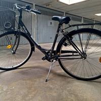 Bicicletta nera da donna