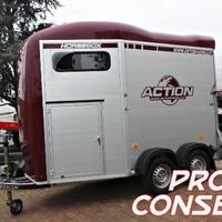 Carrello trailer van cavalli 2 posti Horse box