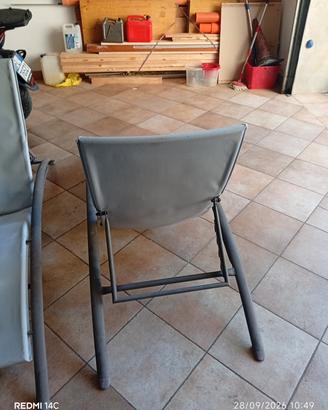 sedia per esterno 