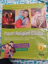libro scolastico Popoli Religioni Civiltà 