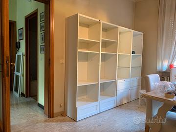 IKEA BESTÅ bianco con vetrine - grande soggiorno