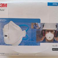 lotto 100 pezzi mascherine 3m aura 