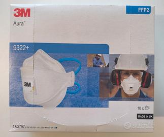 lotto 100 pezzi mascherine 3m aura 